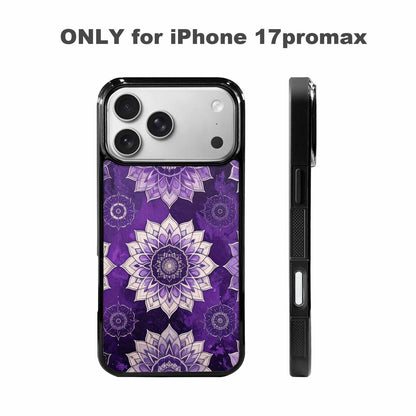 iPhone 17 Pro Max Case — Small Mandala Pattern, Randomly Floral, Customized Protective Case