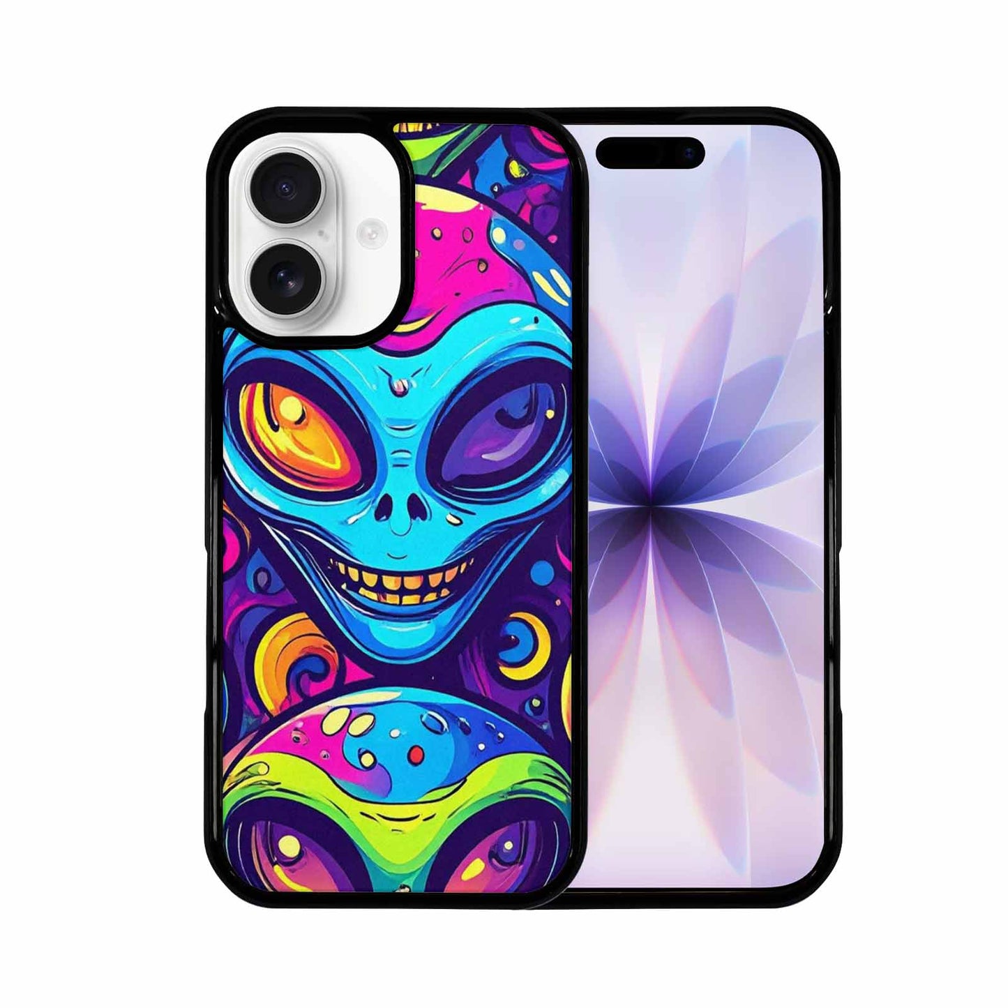 iPhone 17 Case — Alien Ufo Cartoon Art Alien Scifi, Custom Designed Case Cover