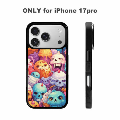 iPhone 17 Pro Case — Ice Cream Monsters Skullsmelti Urn Gothic, Personalized Phone Case