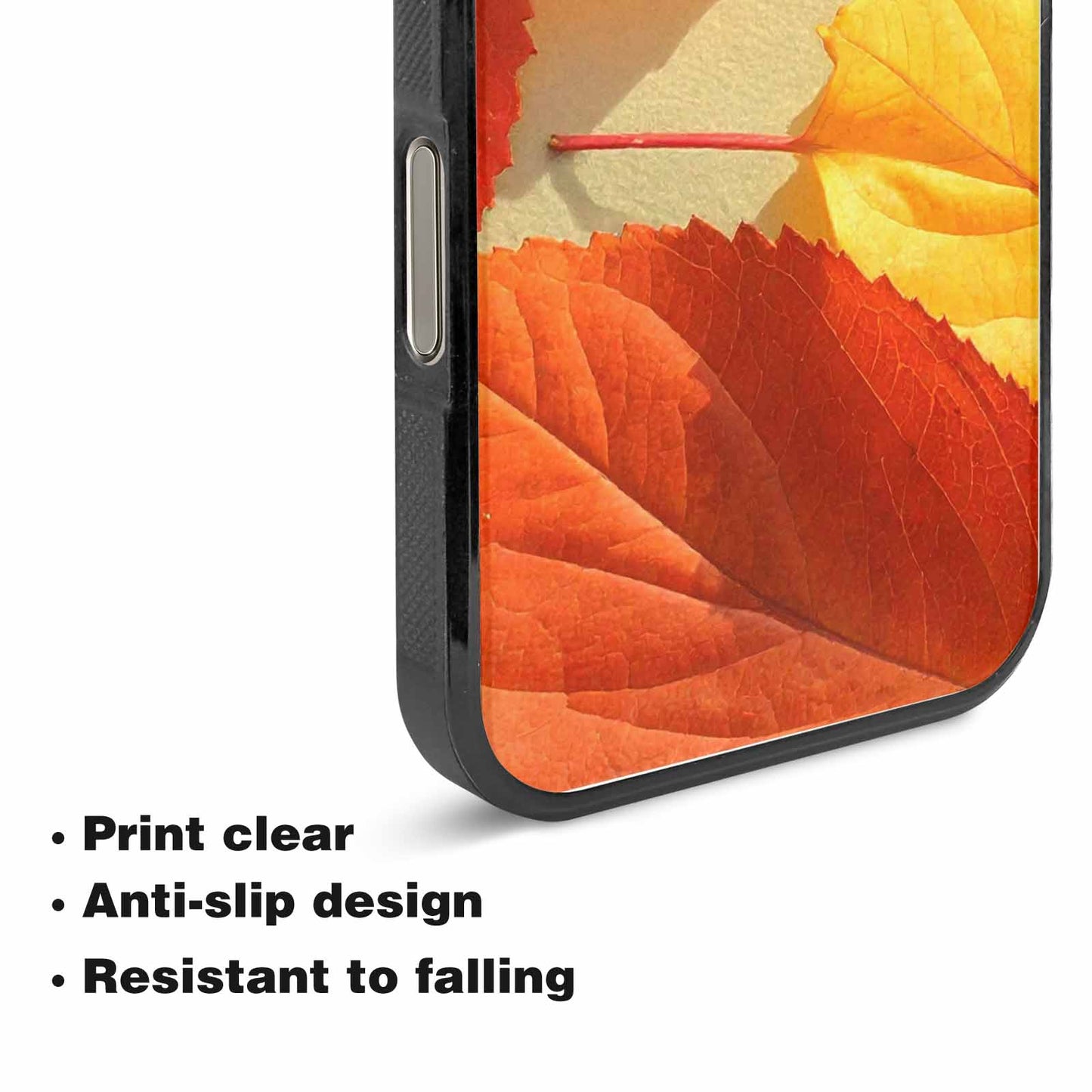 iPhone 15 Pro Max Case — Autumn Leaves, Custom Art Phone Cover