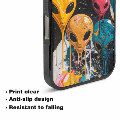 iPhone 16 Pro Max Case — Aliens Marblealiens Pattern, Original Design Phone Case