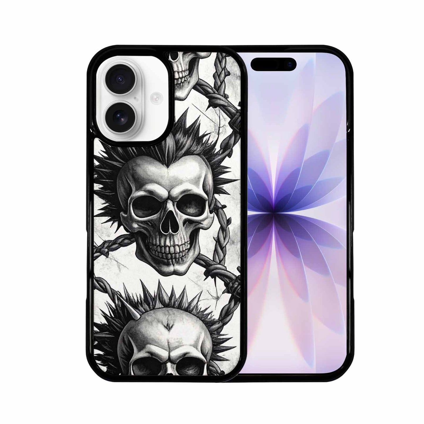 iPhone 17 Case — Skull Dark Art Gothic Print Gothic, Custom Made Phone Cover