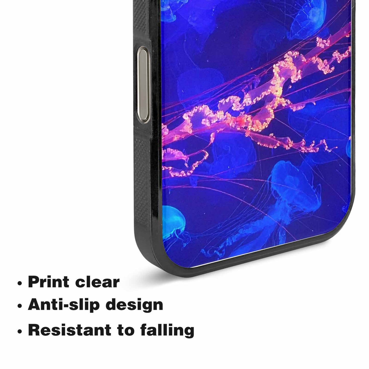 iPhone 15 Pro Max Case — Jellyfish Glow Jellyfish Glow Pattern Hundreds, Original Design Phone Case