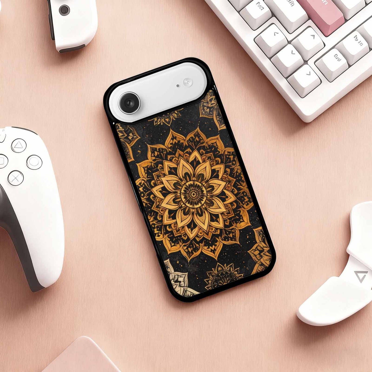 iPhone 17 Air Case — Small Mandala Pattern Randomly Varying Floral, Custom Phone Case