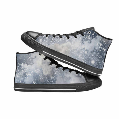 WOMEN'S Galaxy Art - High Top Canvas Aesthetic Custom Shoes