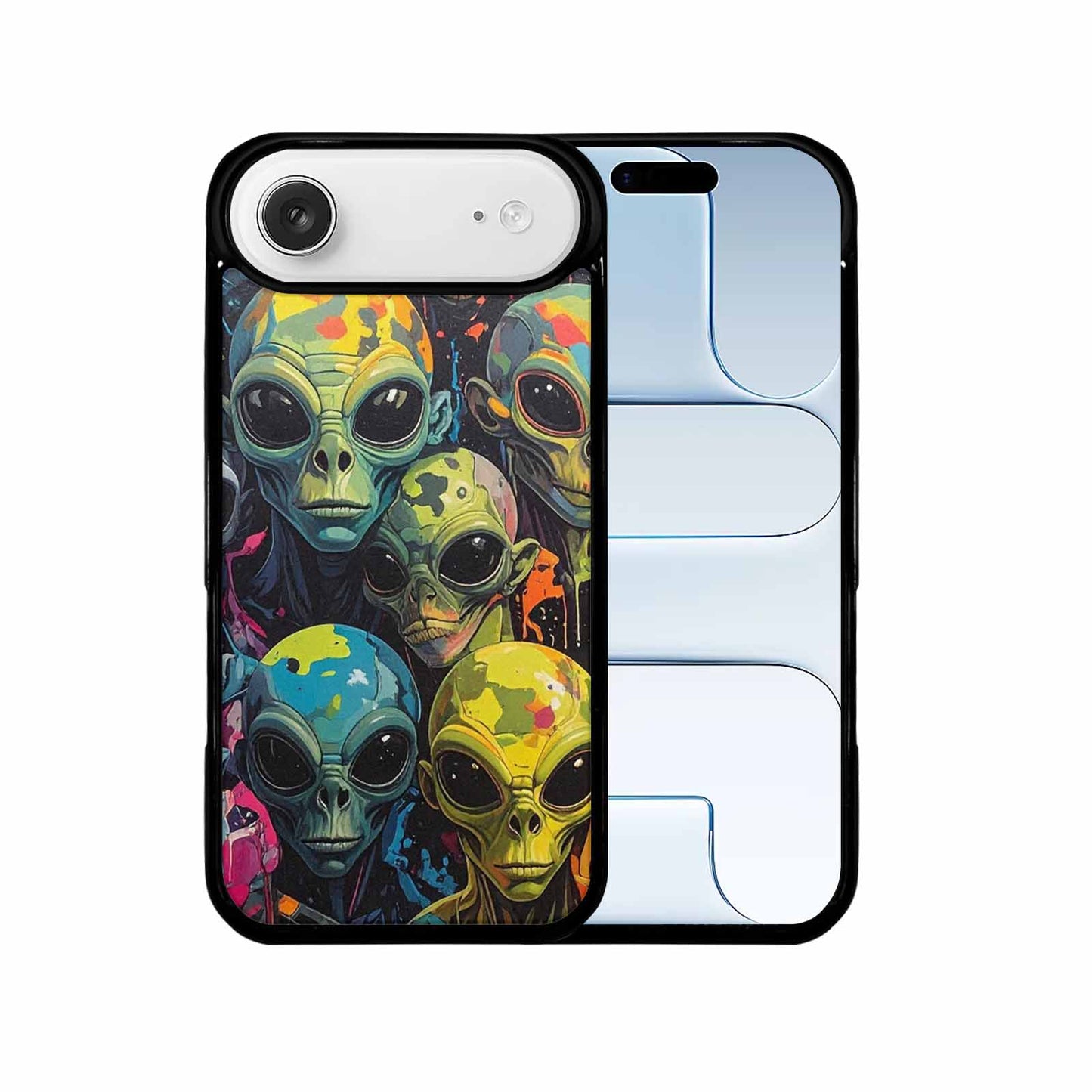 iPhone 17 Air Case — Aliens Camo Aliens Pattern Hundreds Alien, Original Design Phone Case