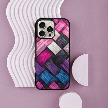 iPhone 16 Pro Max Case — Genderfluid Flag Color Theme Small Rainbow, Custom Made Phone Cover