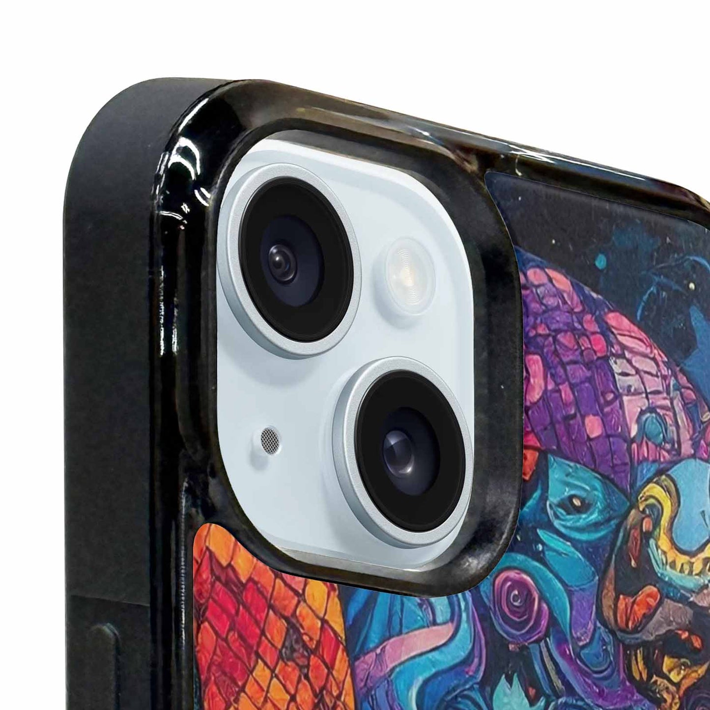 iPhone 15 Plus Case — Snakes And Skulls And Snakes Skulls, Custom Art Phone Cover