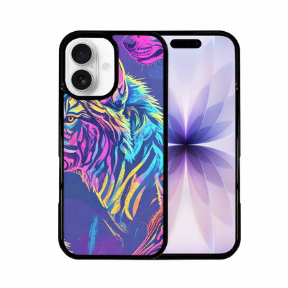iPhone 17 Case — Neon Zebra Print Animal Print, Custom Phone Case