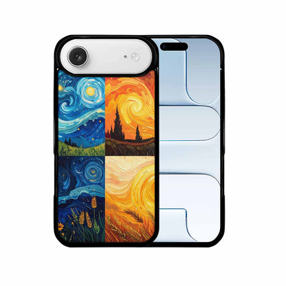 iPhone 17 Air Case — Small Van Gogh Style Swirl Galaxy, Custom Art Phone Cover