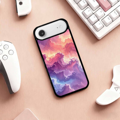 iPhone 17 Air Case — Seamless Tileable Pattern Of Overlapping Galaxy, Personalized Phone Case