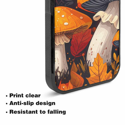 iPhone 15 Case — Bold Autumn Mushroom Bold Autumn Mushroom, Custom Printed Phone Case