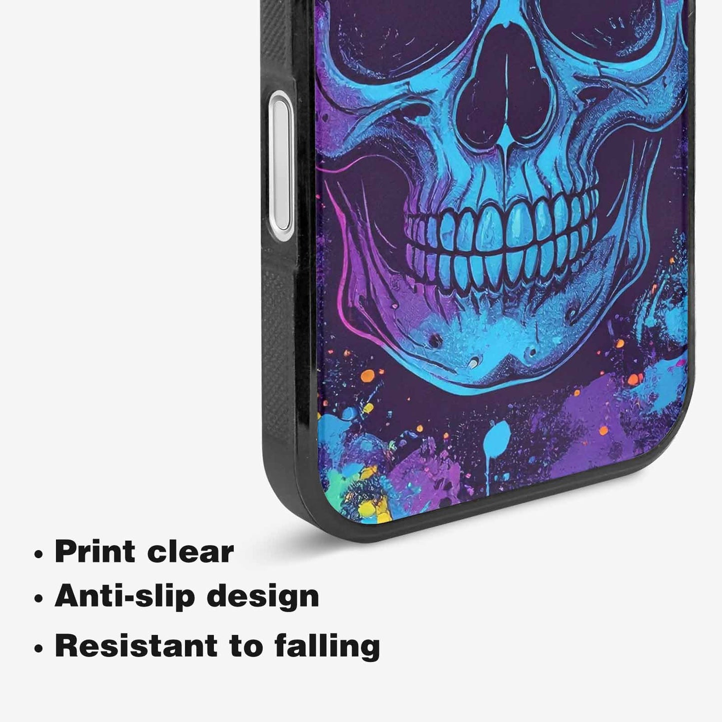 iPhone 16 Case — Skulls Splatter Comic Custom, Custom Made Phone Cover