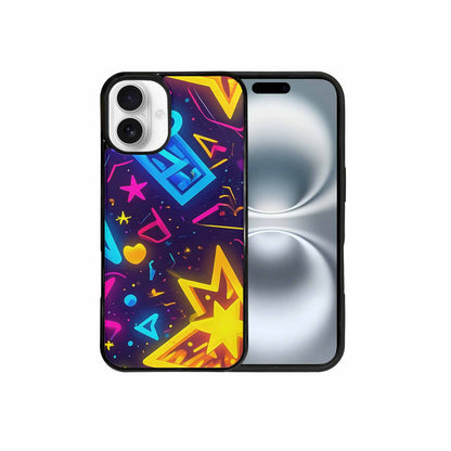 iPhone 16 Plus Case — 80s Retro Motif 80s Retro Motifs, Custom Print Case Cover
