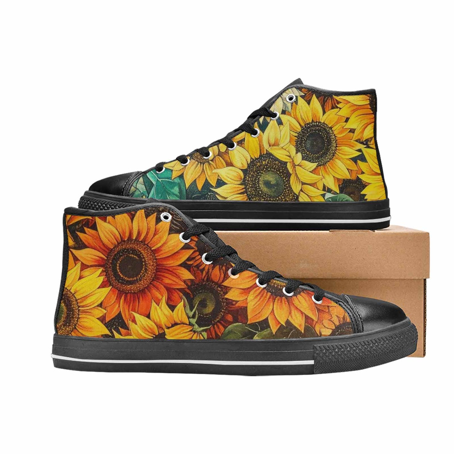 MEN'S Blend Melt Them High Top Canvas Vibrant Chaos Sneakers