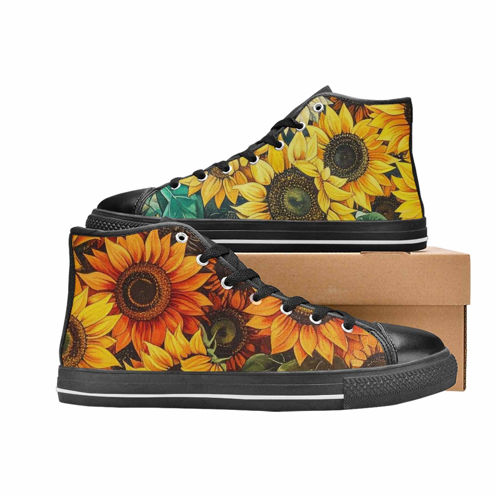 MEN'S Blend Melt Them High Top Canvas Vibrant Chaos Sneakers