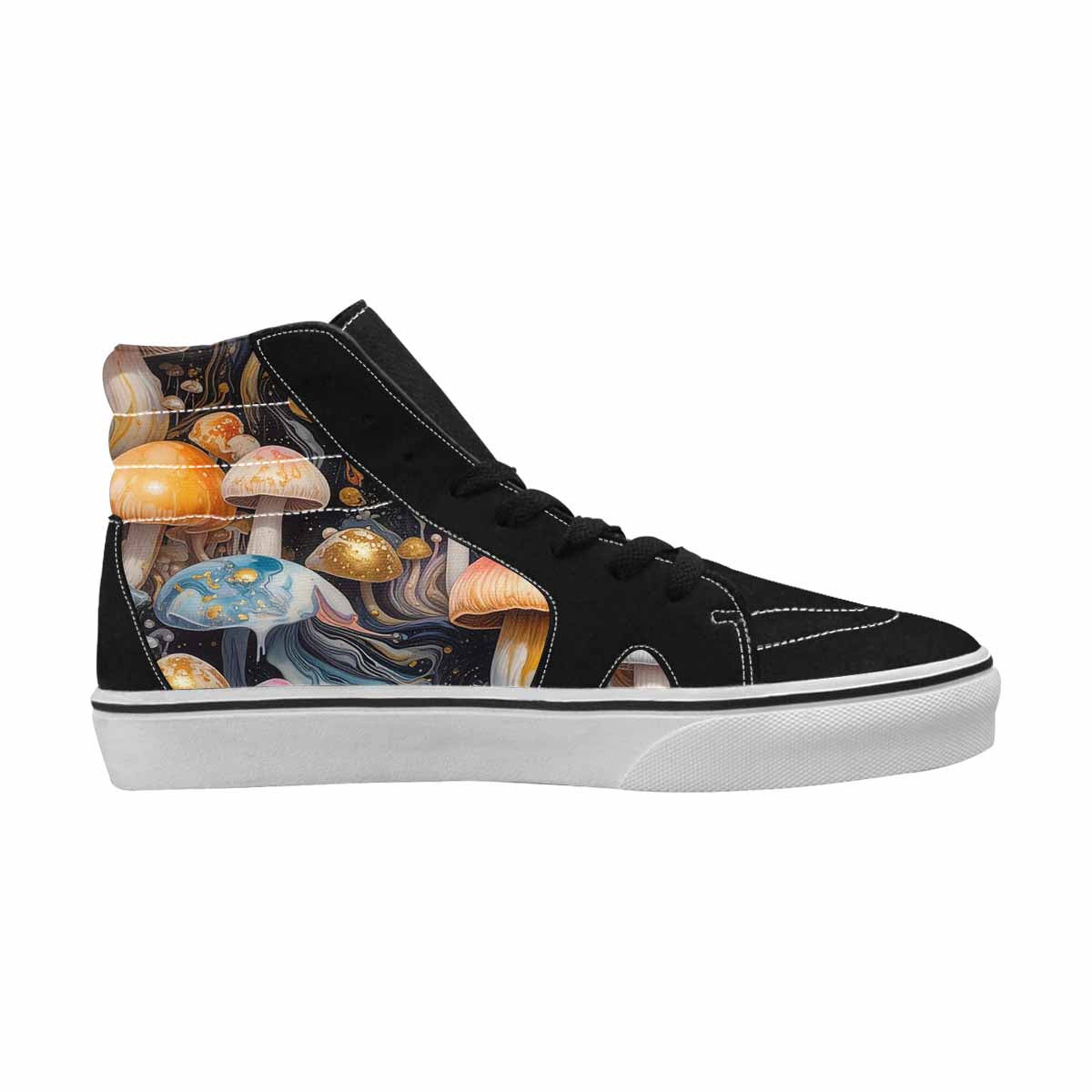 MEN'S Mushrooms High Top Canvas Dark Academia Sneakers