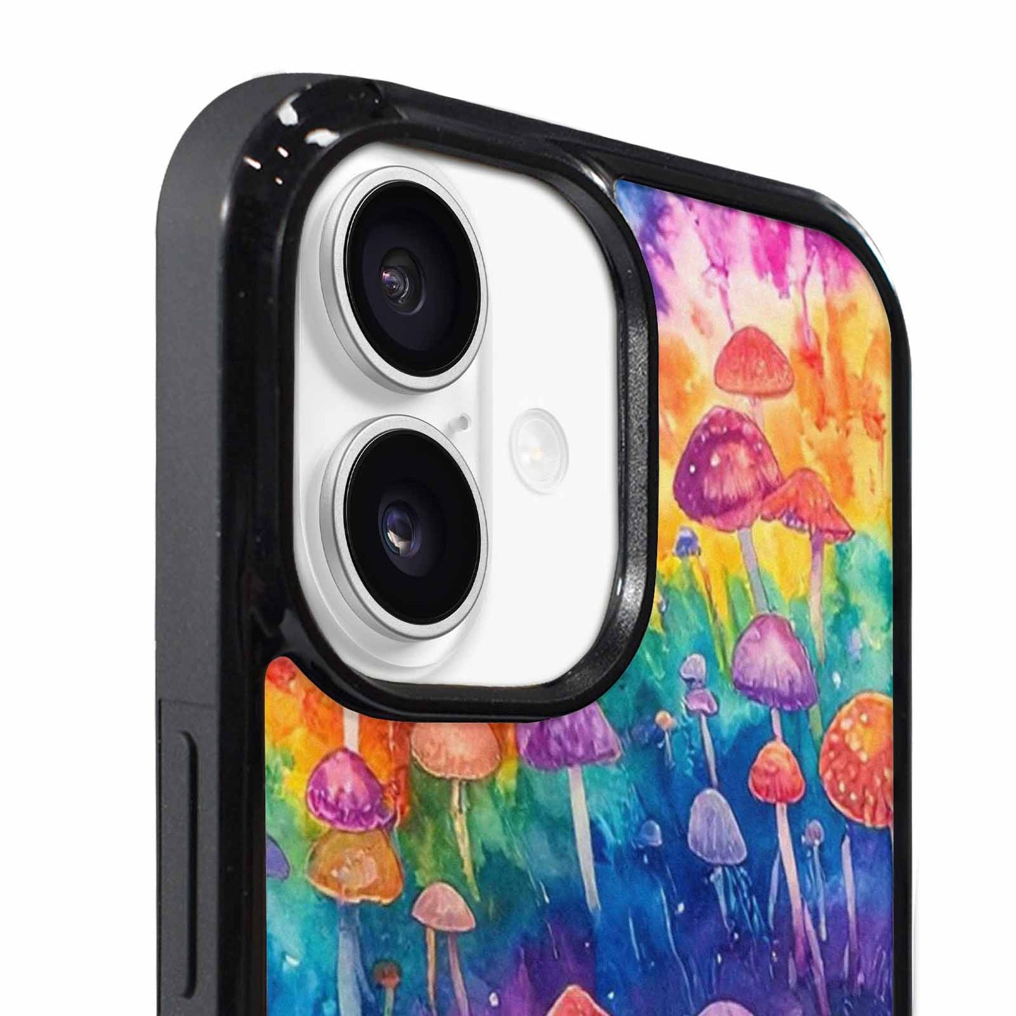 iPhone 17 Case — Mushrooms Tie Dyemushrooms Pat Tie Dye, Custom Phone Case