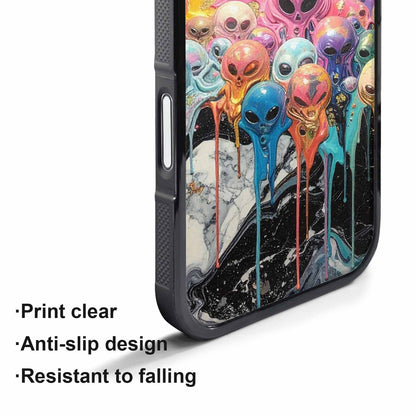 iPhone 17 Air Case — Aliens Marblemelting Aliens Pa L2w Alien, Custom Designed Case Cover