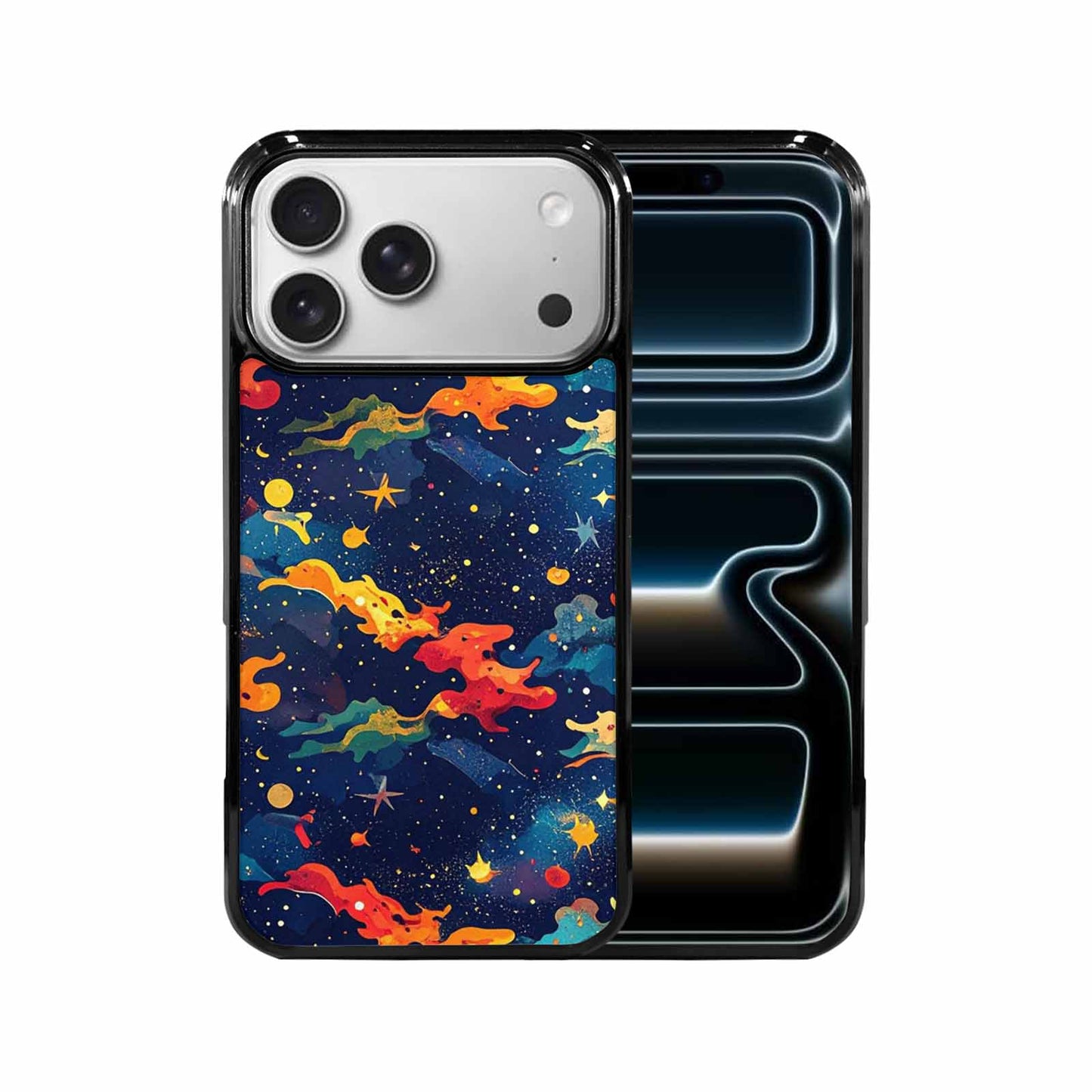 iPhone 17 Pro Max Case — Cosmic Camo Harmony Galaxy Space, Custom Phone Case