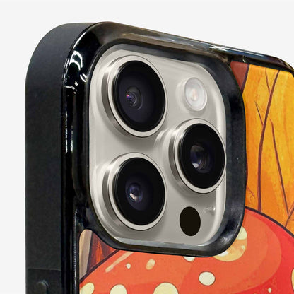 iPhone 16 Pro Max Case — Bold Autumn Mushroom Bold Autumn Mushroom, Custom Print Case Cover