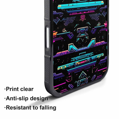 iPhone 17 Air Case — Retro Pixel Art Pattern Bit Retro, Customized Protective Case