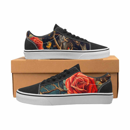 WOMEN'S More Overlapping Ontop Each Lace-Up Canvas Neon Fantasy Shoes