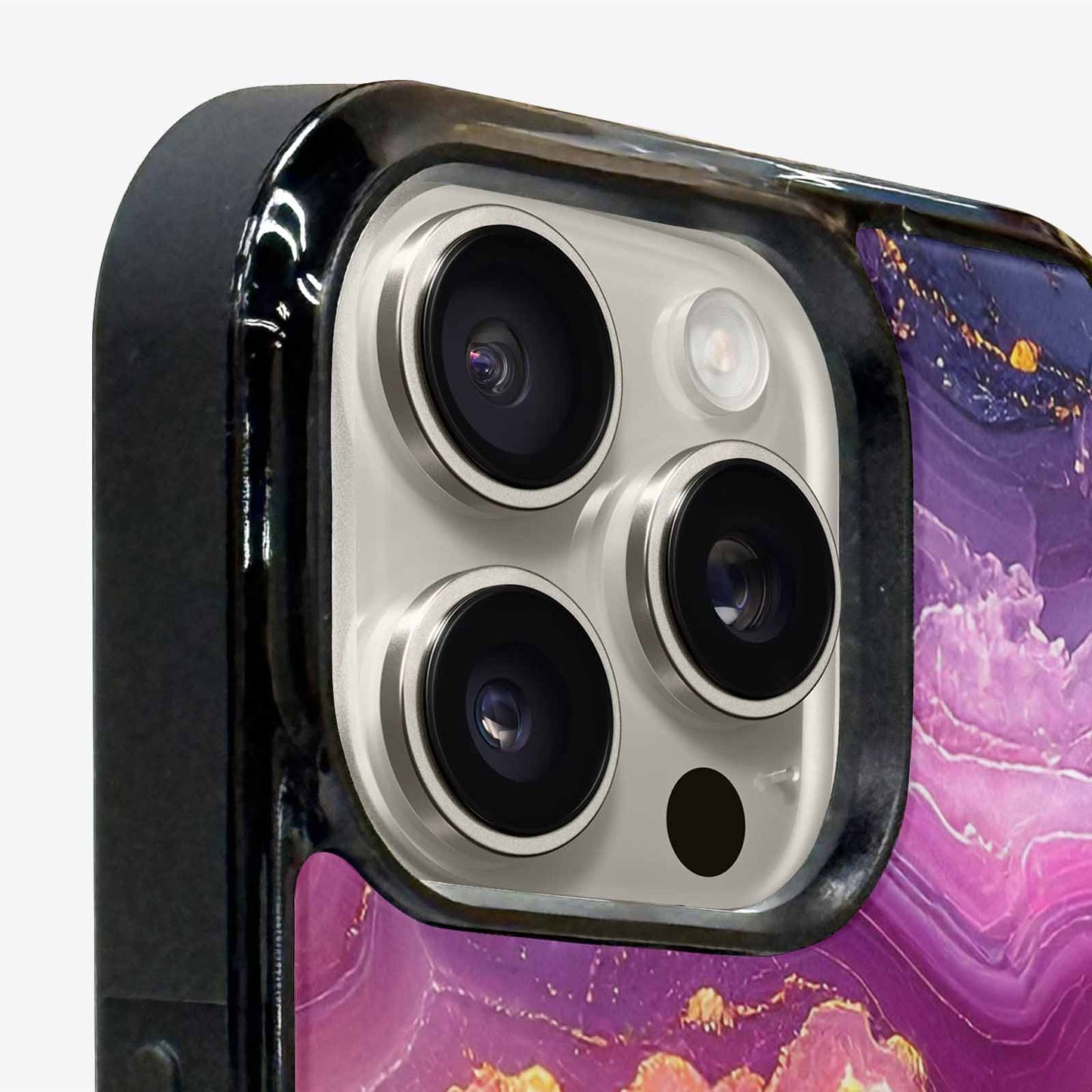 iPhone 16 Pro Max Case — Psychedelic Marble Tessellation, Custom Phone Case