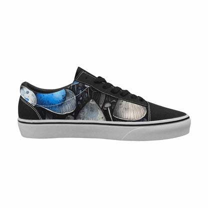 WOMEN'S Mushrooms (general) Lace-Up Canvas Neon Fantasy Shoes