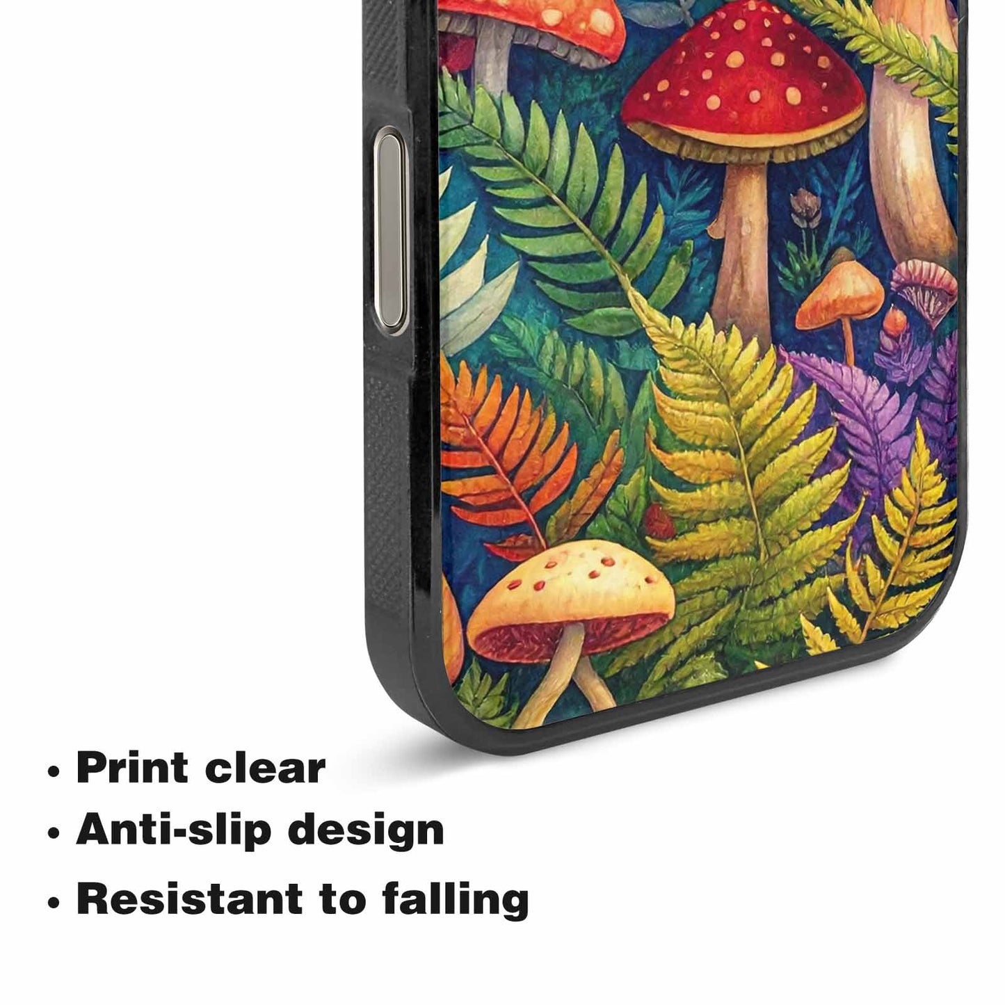 iPhone 16 Pro Case — Mushrooms Botanicalmushrooms P Cix, Customized Protective Case