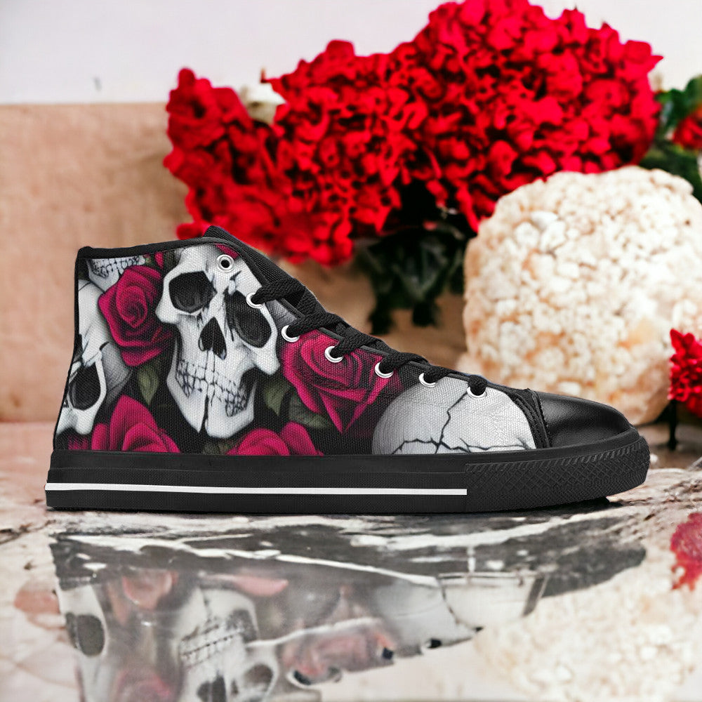 Celtic Orange Black Custom WOMEN Bold Art - Freaky Shoes | Custom Art Sneakers