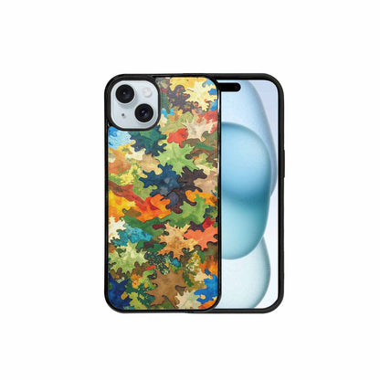 iPhone 15 Plus Case — Camo Patches Full Color Vibrant Camo, Custom Designed Case Cover
