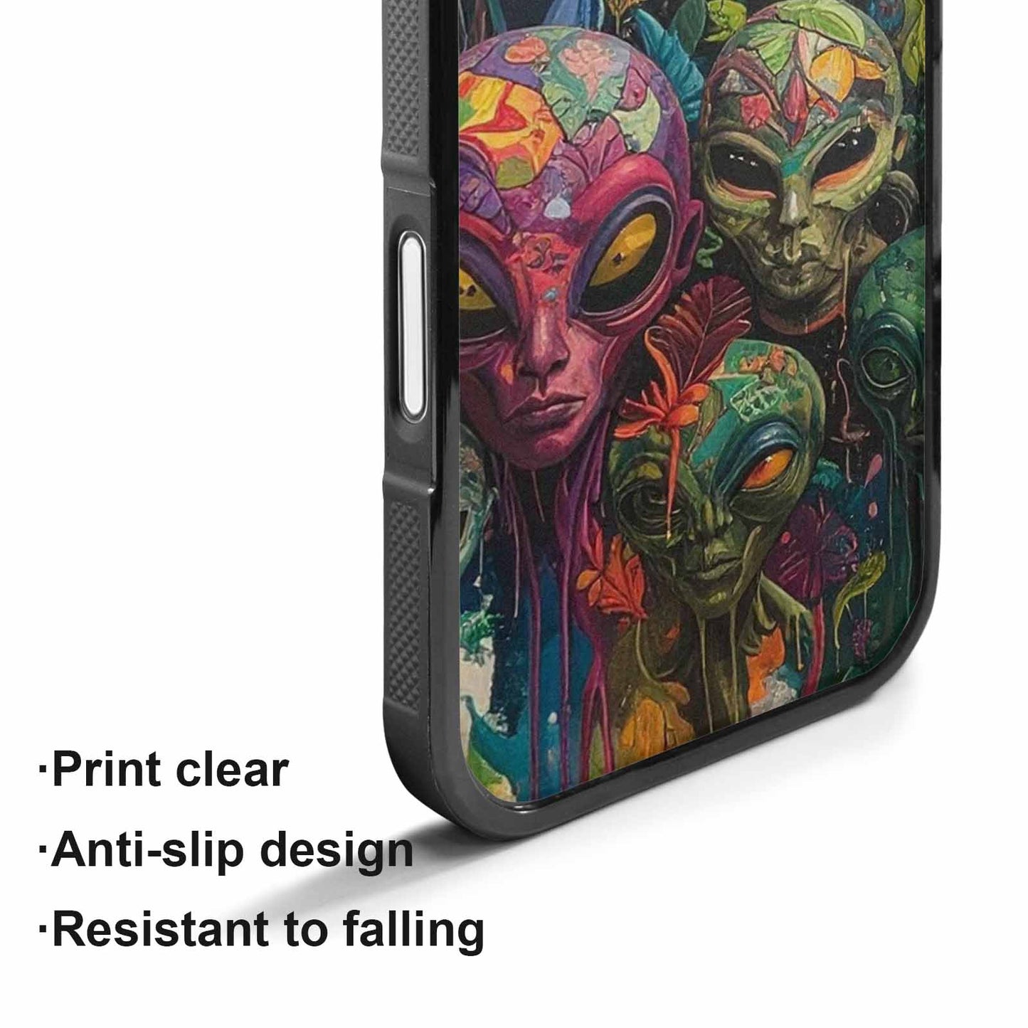 iPhone 17 Case — Aliens Pattern Hundreds Of Alien Scifi, Unique Phone Case Design