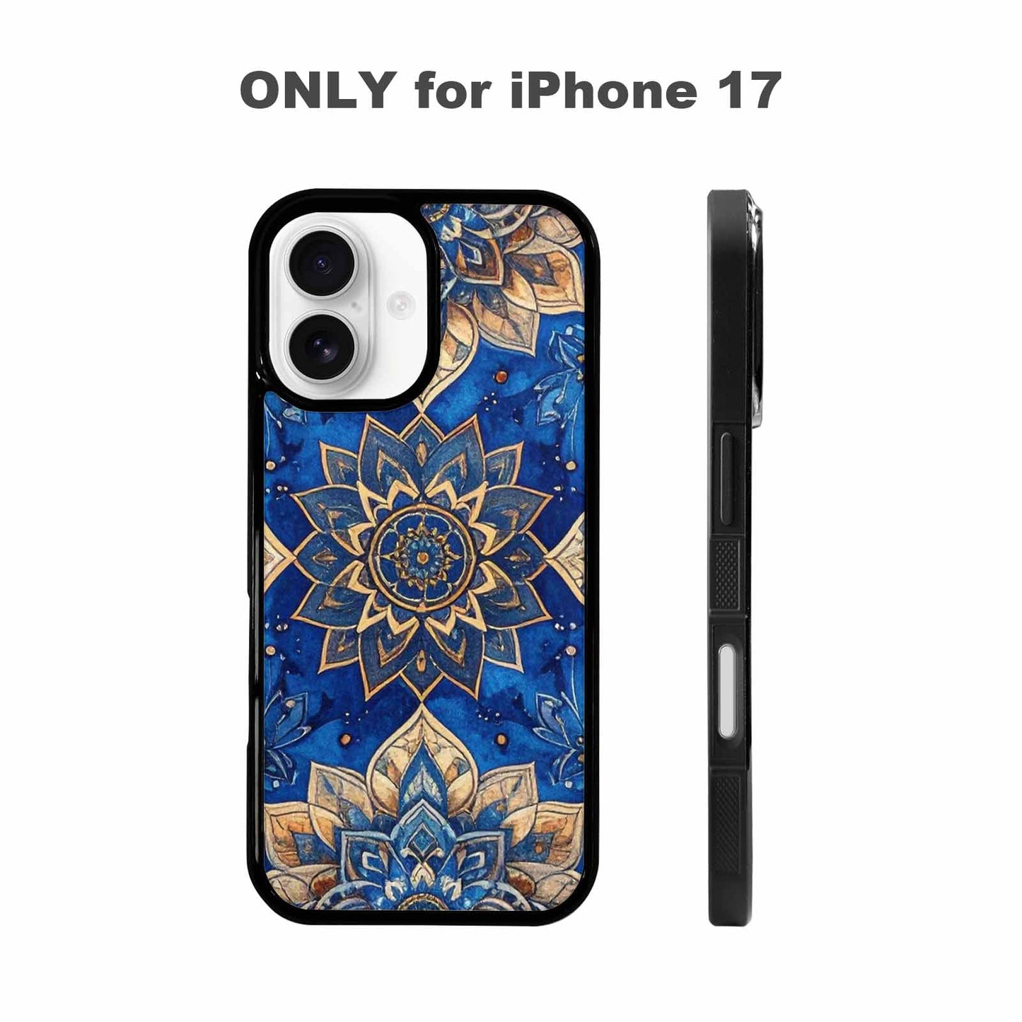 iPhone 17 Case — Small Mandala Pattern, Randomly Floral, Personalized Phone Case