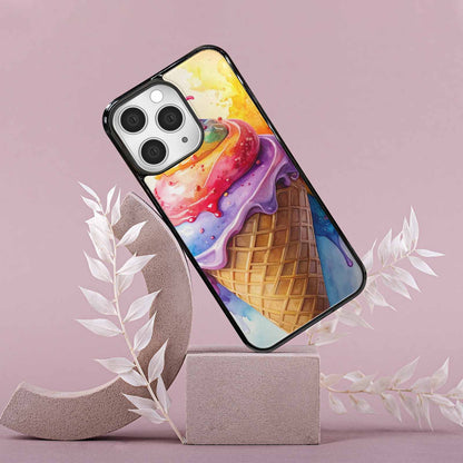 iPhone 15 Pro Max Case — Melting Icecream Collage Custom, Custom Print Case Cover