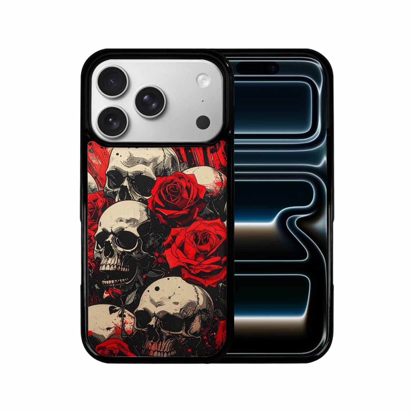 iPhone 17 Pro Case — Skull Dark Art Gothic Print Gothic, Unique Phone Case Design