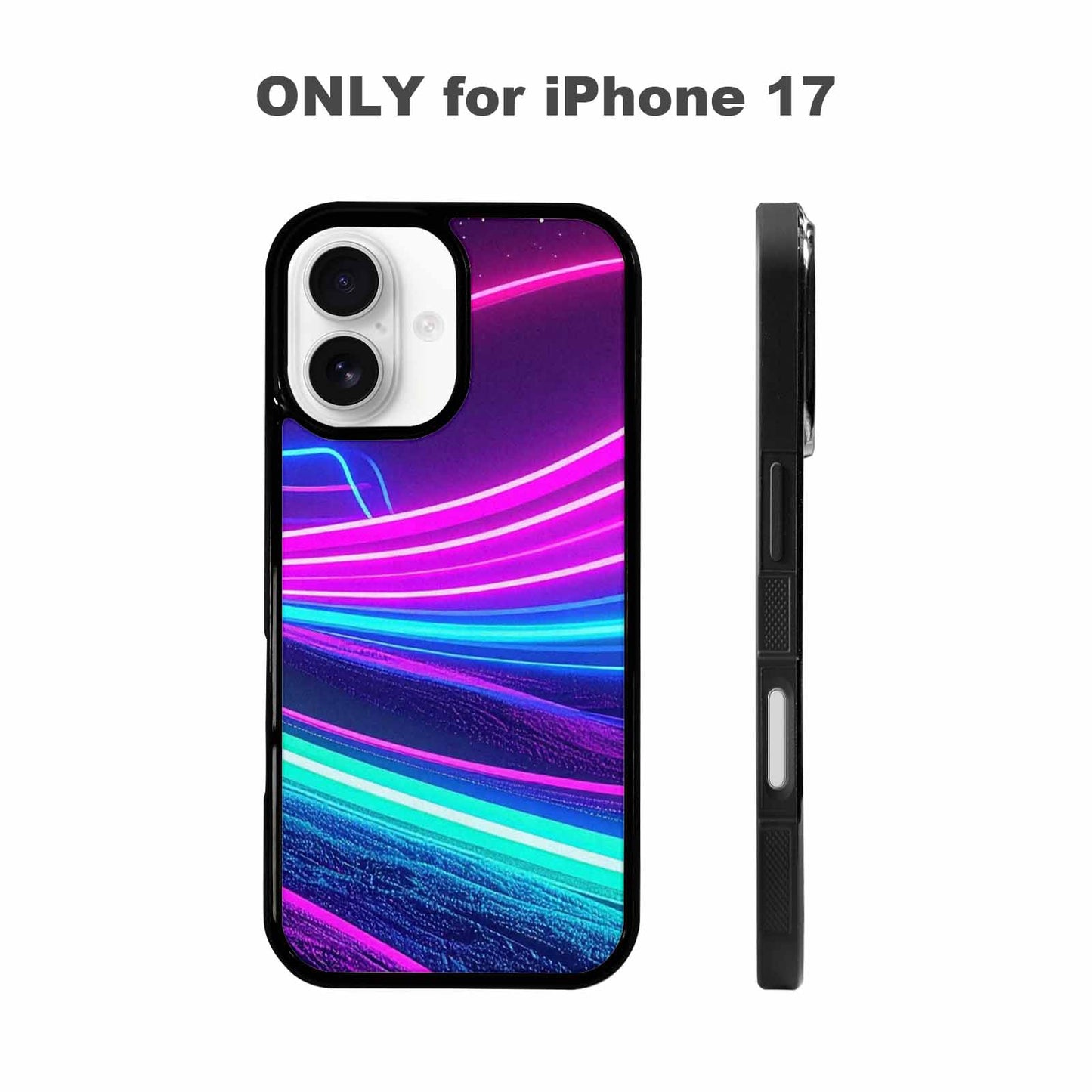 iPhone 17 Case — Neon Cartoon Retro Vintage, Custom Designed Case Cover