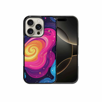iPhone 16 Pro Case — Love Wins Galaxy Seamless Pattern Vibrant, Custom Printed Phone Case