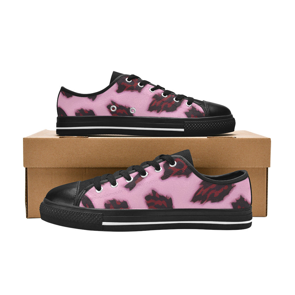 MEN'S Cc Animal Print Canvas Aesthetic Custom Sneakers
