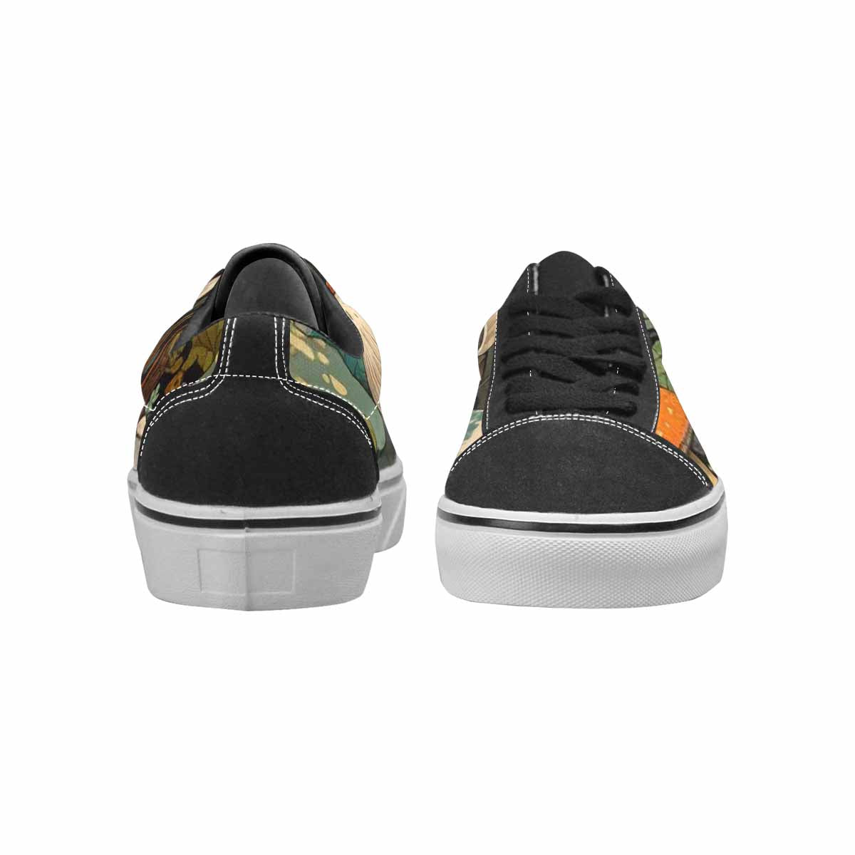 WOMEN'S Mushrooms  Camo Mushrooms Lace-Up Canvas Grunge Shoes