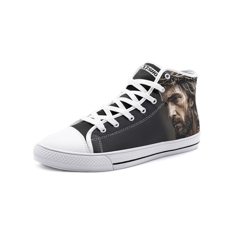Jesus Unisex High Top Canvas Shoes - Freaky Shoes®