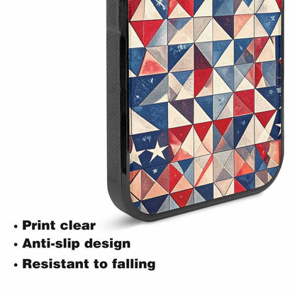 iPhone 15 Plus Case — Small American Flag Stars And Stripes, Custom Phone Case