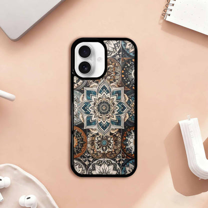 iPhone 17 Case — Small Mandala Pattern, Randomly Floral, Customized Protective Case