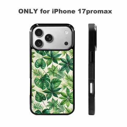 iPhone 17 Pro Max Case — Small Seven Point Palmate Floral, Personalized Phone Case