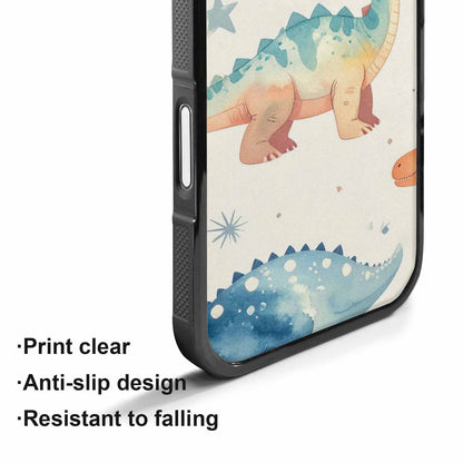 iPhone 17 Case — Retro Dinosaurs Star Galaxy Space, Original Design Phone Case