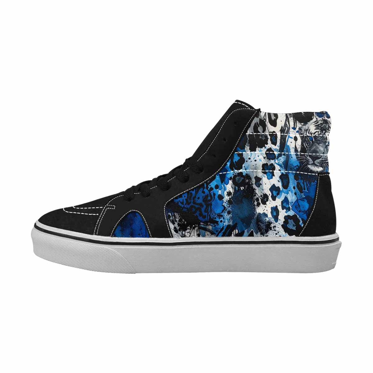 MEN'S Animal Print High Top Canvas Kaleidoscope Sneakers