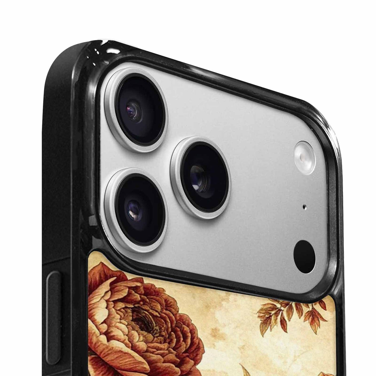 iPhone 17 Pro Case — Vintage Botanical Art Pattern Floral, Unique Phone Case Design