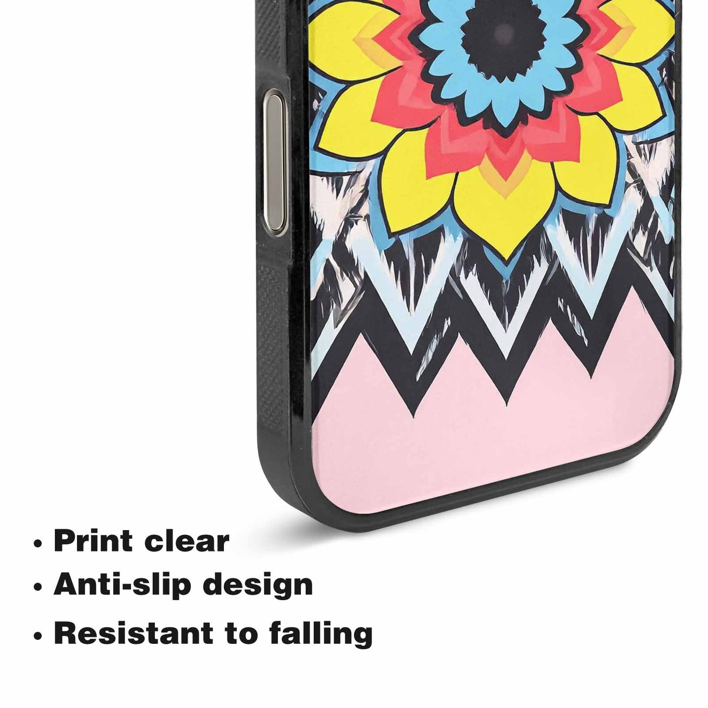 iPhone 16 Pro Max Case — 1960s Mod Cartoon Art Pattern, Custom Made Phone Cover