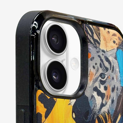 iPhone 16 Plus Case — Full Color Vibrant Animal Print Animal, Custom Print Case Cover