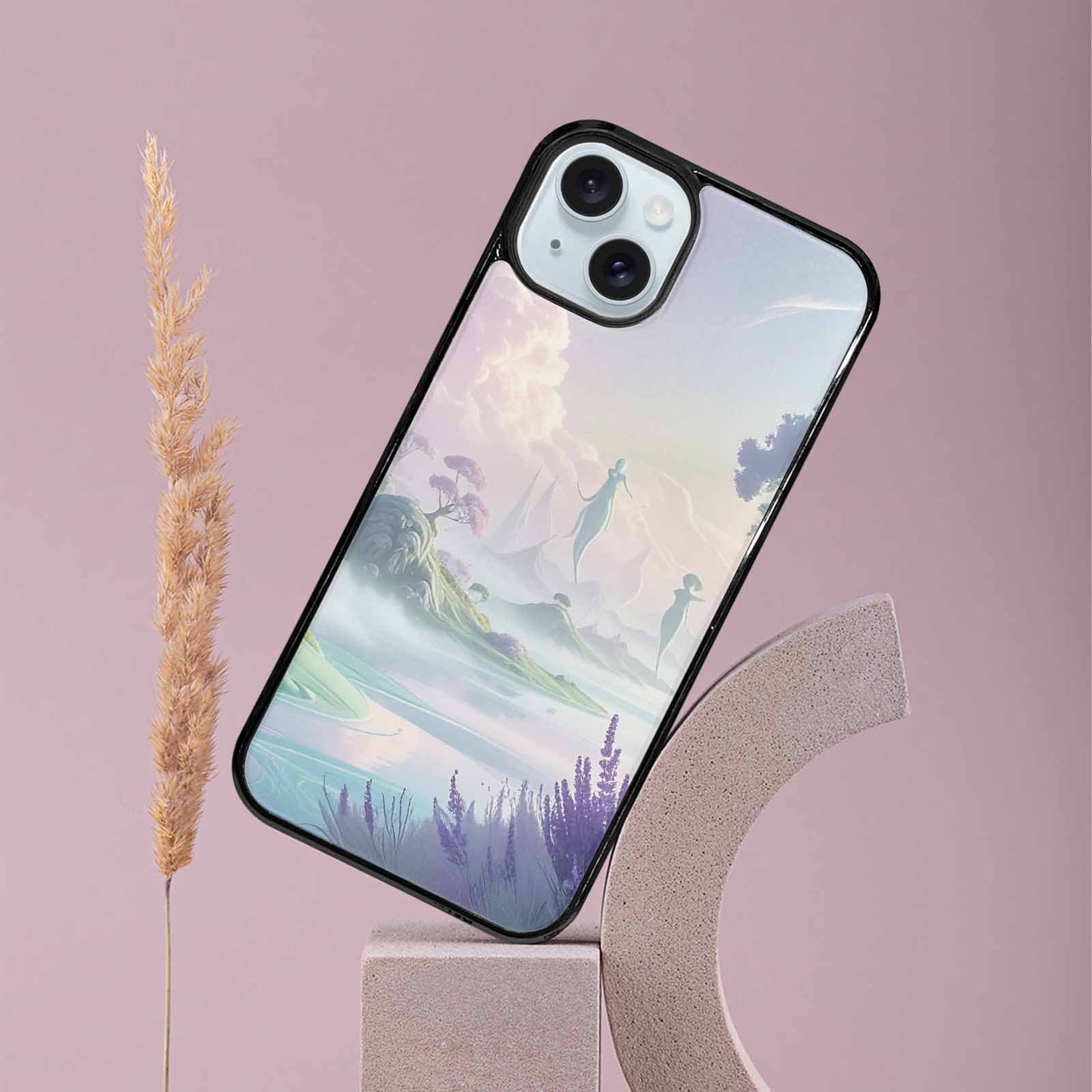 iPhone 15 Plus Case — Surrealist Dreamscape, Unique Phone Case Design